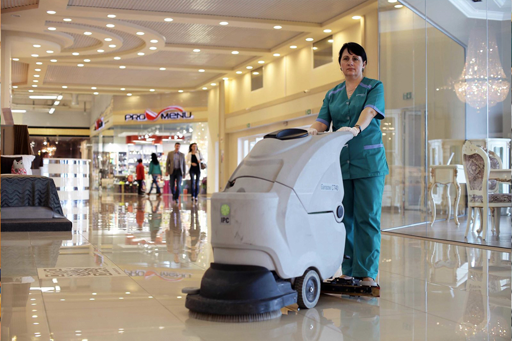 Клининг в торговом центре